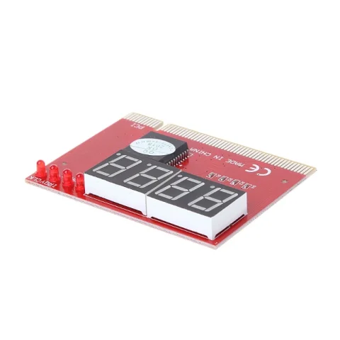 Analizador de PC, probador de placa base de tarjeta postal de diagnóstico con LED para placa PCI Mian 4