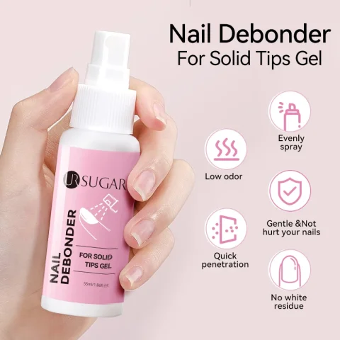 UR SUGAR-eliminador de Gel de pegamento sólido, 55ml, líquido para uñas, fácil de suavizar, quitar uñas postizas, adhesivo sólido, herramienta removedora de Gel para uñas 2