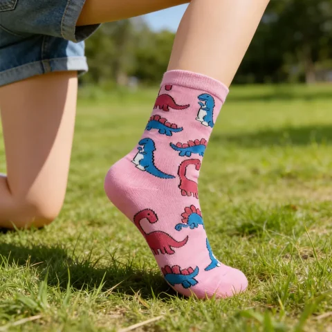 Calcetines Personalizados Modernos y Creativos para Hombre y Mujer, Nueva Moda en Algodón Peinado, Calcetines Divertidos y Alegres, Tre