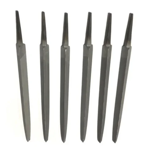 Lima triangular para corte fino, herramienta metalúrgica para carpintería, uso de herramientas 5/8/10/12