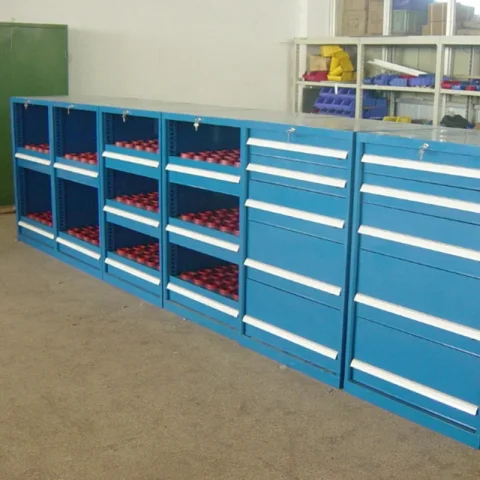 Gabinete de herramientas de alta resistencia, herramienta de hardware para taller, gabinete de almacenamiento multifunción, hierro de doble puerta
