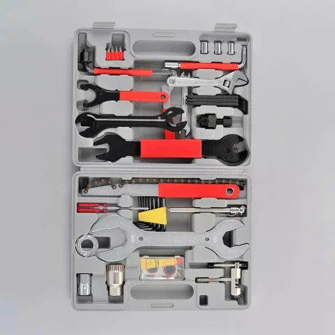GTYPRO Kit de Herramientas para Bicicleta de 37 Piezas, Caja de Herramientas de Reparación de Bicicletas de Acero al Carbono, Juego de Herramientas de Mantenimiento para Bicicletas de Montaña/Carretera con Estuche de Almacenamiento 4
