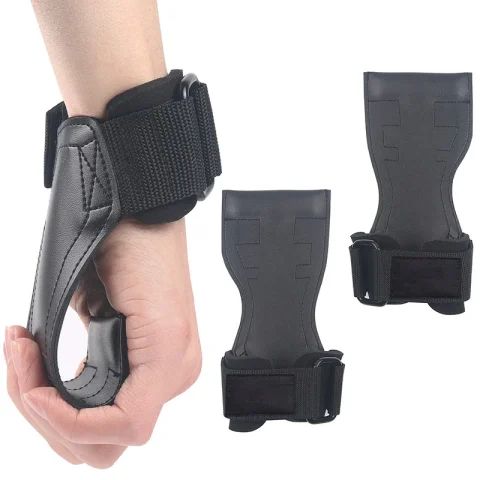 Guantes de Gimnasio de Goma Antideslizantes, Guantes para Levantamiento de Pesas, Soporte para Muñecas, Protección para Palmas, Cinturón para Peso Muerto, Entrenamiento, Fitness