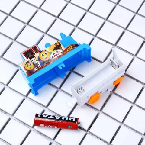 Juguete de Tren Eléctrico para niños, pista de montaje educativo, juego de coches, nuevo 3