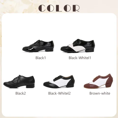 Hipposeus-zapatos de baile modernos para hombre, calzado de cuero suave para salón de baile, Tango latino, Jazz, Salsa, fiesta, profesional