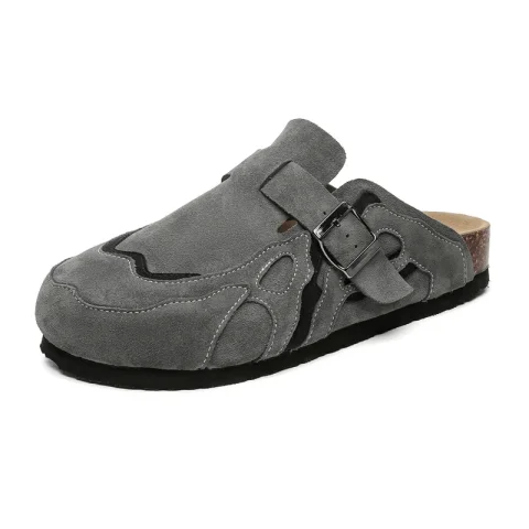 Medias zapatillas para hombres y mujeres, par de mulas, mocasines, zapatillas, zapatos informales con espalda abierta, sandalias con plataforma sin espalda, zapatos planos sin cordones