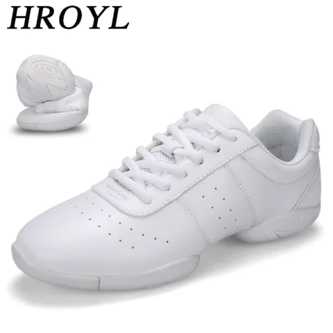 Zapatos de baile para mujer y hombre, zapatillas modernas de suela blanda para Jazz, aeróbicos, transpirables, ligeras, deportivas de baile, zapatillas de gimnasia para porristas 1