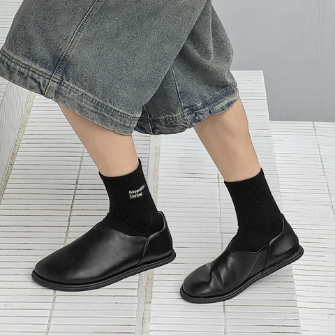 Nuevos zapatos planos para hombre, cómodos y de alta calidad, estilo informal, trabajo, oficina de negocios, cómodos para caminar al aire libre, versátiles