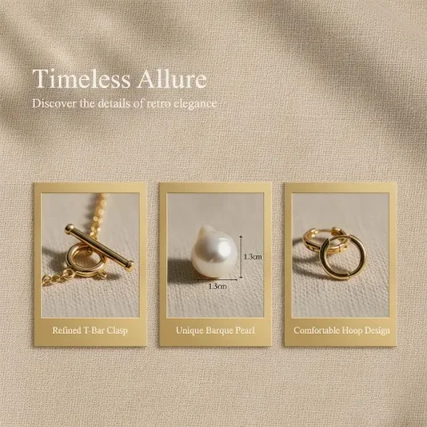 1 Juego de collar de perlas sintéticas brillantes para mujer, collar nupcial, kit de pendientes, joyería para boda, banquete, fiesta 3