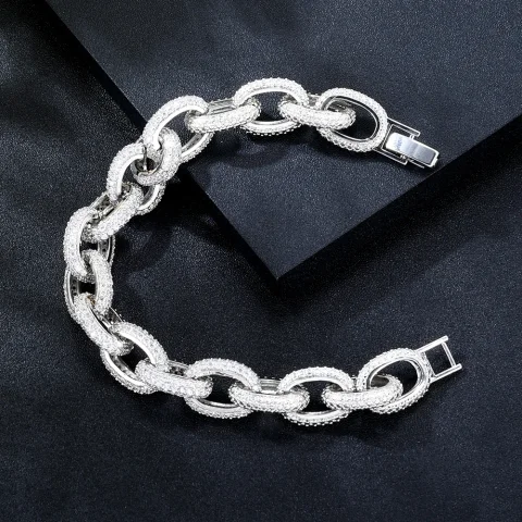 GODKI Hiphop Punk Miami cadena Emiratos Árabes Unidos juegos de joyas para mujer boda fiesta circón CZ africano Dubai conjunto de joyería nupcial fiesta de baile 5