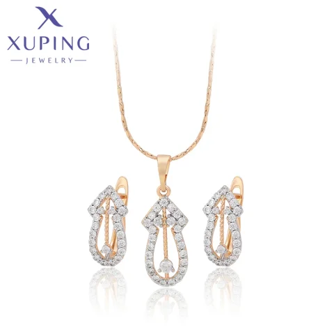 Conjuntos de joyería Xuping, recién llegados, fiesta para mujeres, bonitos regalos de cumpleaños esenciales S 00127266