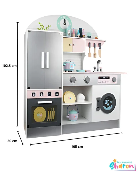 Cocina de madera 102.5cm de alto