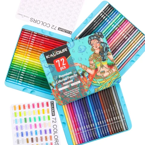Set de Colores 72 unidades Turquesa
