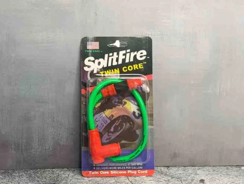 CABLE PARA BUJIA VERDE SPLITFIRE 8.8MM SILICONA 11585V 1