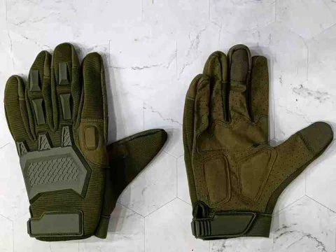 GUANTES VERDE LARGOS 3RAYAS PREMIUN M-L-XL 12070V 1