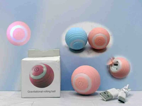 PELOTA INTERACTIVA PEQ PARA MASCOTAS 41CM RECARG 2C