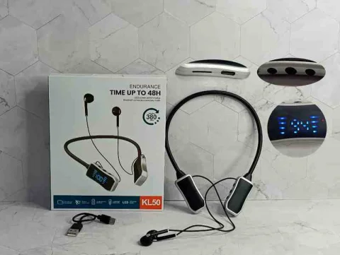 AUDIFONO BT DEPORT KL50 ENDURANCE NEGRO KL50N