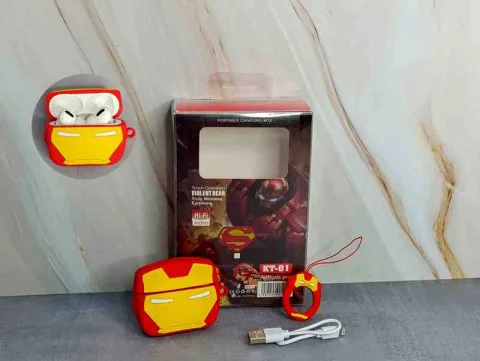 AUDIFONO BT IRON MAN KT-01