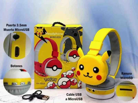 AUDIFONO PIKACHU AH- 806X