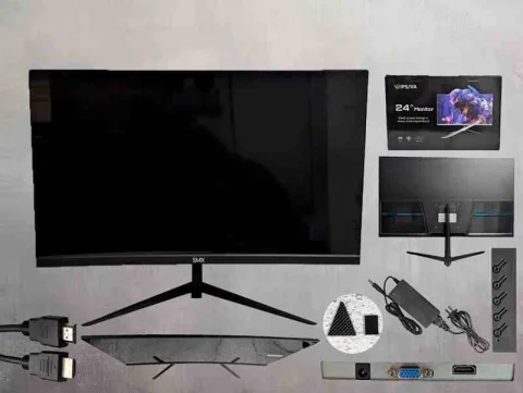 MONITOR LED 24" CURVO 1920X1080 HA240-1K-100HZ-C 1