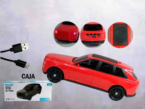 CORNETA TIPO CAMIONETA ROJO MASSIVE SOUND X-702R