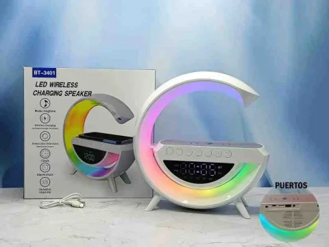 CORNETA TIPO G C/DISPLAY INT RECARG RGB 4EN1 BT3401