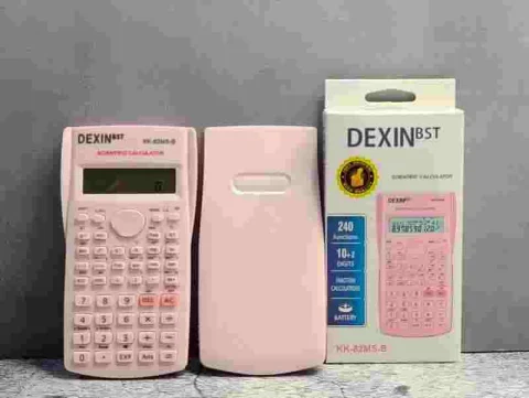 CALCULADORA ROSADA DEXIN CIENTIFICA KK- 82MS-B-RS 1