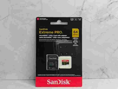 MEMORIA SANDISK EXTREME PRO 64GB + ADAP 1