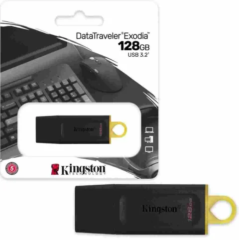 PENDRIVE KINGSTON EXODIA 3.2 128GB