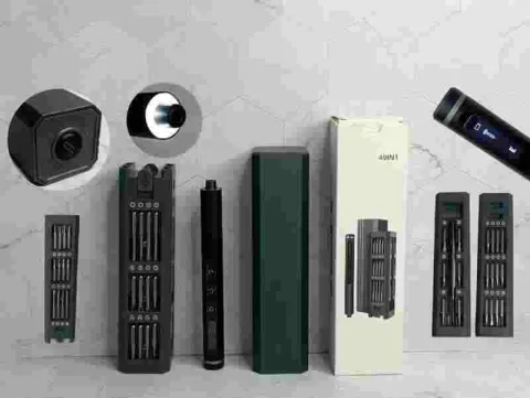 SET 46 PCS DESTORNILLADOR MAGNET RECARG SCREWDRIVER JD1008-A