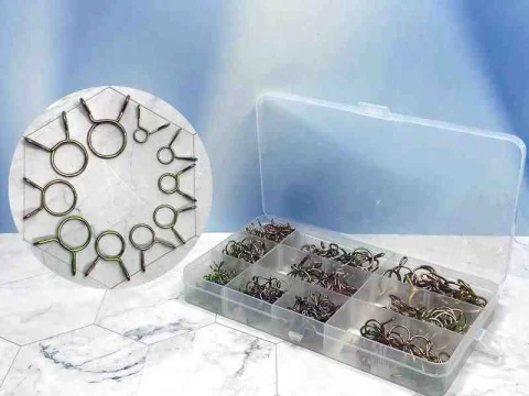 CAJA 250PCS ABRAZADERAS FINA PARA MANGUERAS 11743
