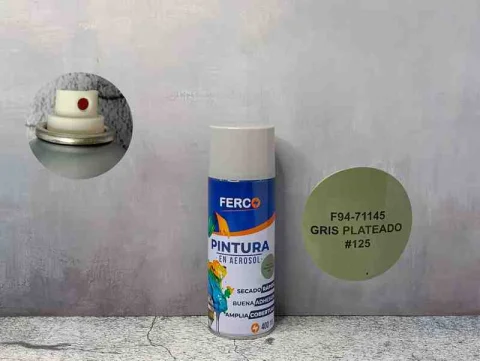 PINTURA SPRAY FERCO GRIS PLATEADO 400ML F94-71145 1