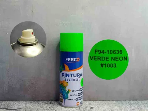 PINTURA SPRAY FERCO VERDE NEON 400ML F94- 10636 1
