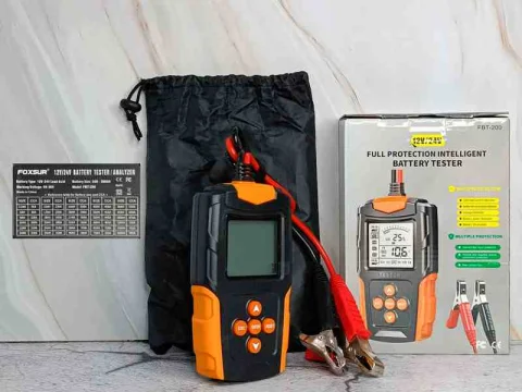 TESTER PROBADOR DE BAT FOXSUR 12V 24V FBT-200