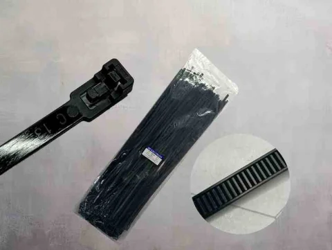 TIRRAJE NYLON 8X500MM NEGRO REUSABLE X100UND 13544R-8X500