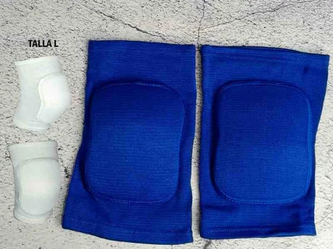 PAR RODILLERA CORTA TALLA L AZUL C/PROTECCION 12467AZ