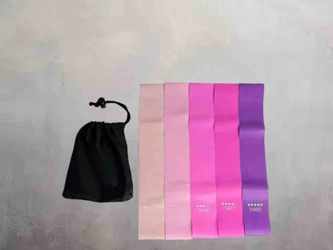 SET DE LIGAS CON INDICADOR PARA EJERCICIOS MORADO X5 2103