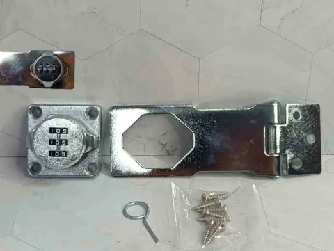 CERRADURA PLATEADA CON CLAVE 11CM 13203P