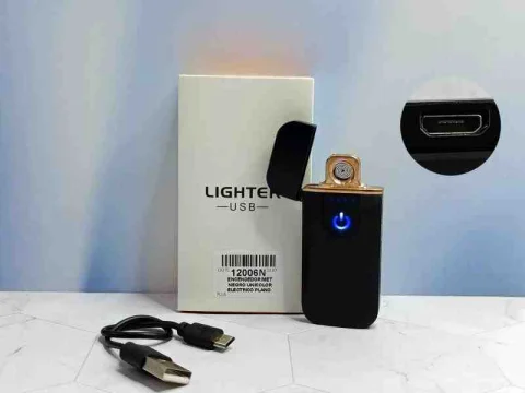 ENCENDEDOR MET NEGRO UNICOLOR ELECTRICO PLANO 12006N