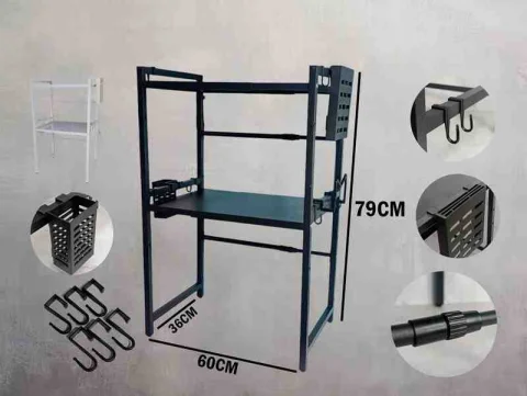 ESTANTE P/MICROONDAS 2N 60X36X79CM AJUST ACCESORIOS 2C 13675- ACC