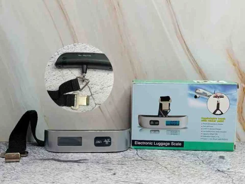 PESO/TERMOMETRO PARA EQUIPAJE LUGGAGE MAX 50KG 12907 1
