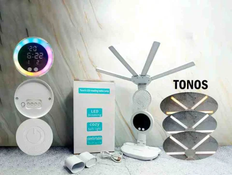 LAMPARA D/MESA MULTIFUNCION+VENTILA DOR 5V-7W 12792