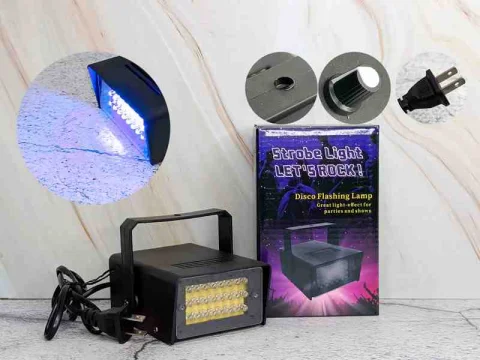 MINI LUZ STROBO AZUL C/REGULADOR ROCK 12326AZ