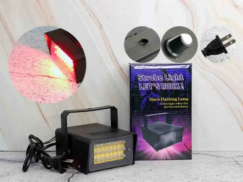 MINI LUZ STROBO ROJO C/REGULADOR ROCK 12326R