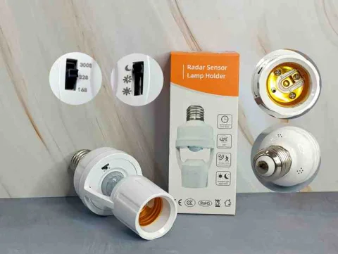 SOCATE INT C/SENSOR DE MOVIMIENTO E27 LAMP HOLDER 12276