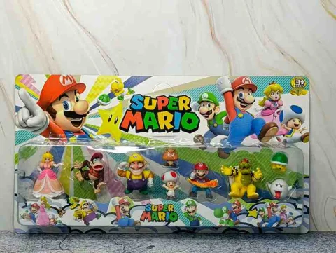 SET MUÑECOS SUPER MARIO X9