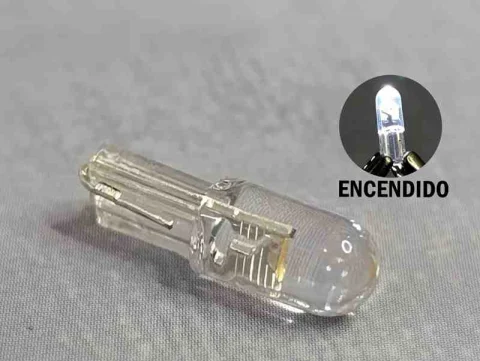 BOMBILLO LED T5 TRANSP BLANCO 1LED T5TRANS-B 1