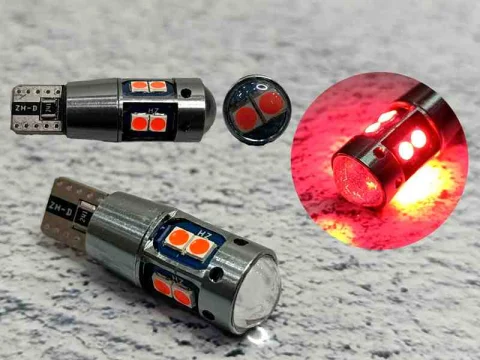 MUELITA T10 LUPA 10LED ROJA 3030 12087R 1