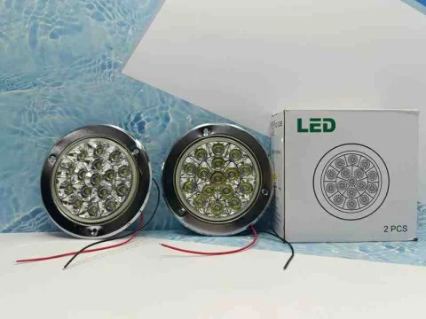 PAR STOP 24V BD- CROM-GR REDO 16L BLANCO 14.5CM 11394B