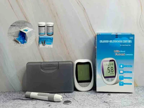 GLUCOMETRO BLOOD+TIRA DE PRUEBA+LANCETA 11046